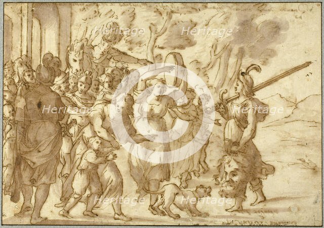 Truimph of David Over Goliath, n.d. Creator: Andrea Passanini.