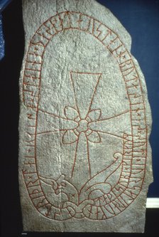 Viking Runestone from Uppland, Sweden, c8th-mid-11th century. Artist: Unknown.