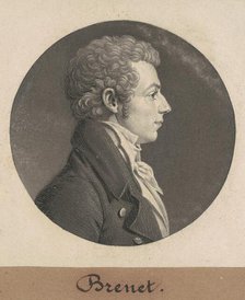 Henry Brunet, 1808. Creator: Charles Balthazar Julien Févret de Saint-Mémin.
