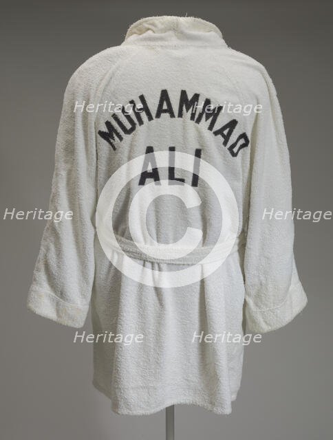 Training robe worn by Muhammad Ali at the 5th Street Gym, 1964. Creator: Everlast Worldwide, Inc..