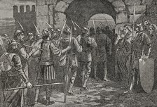 Siege of Gerona (Girona) (27 June to 10 September 1285), 1890.  Creator: Unknown.