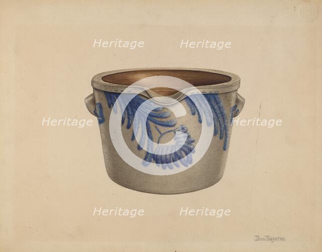 Milk Pan, probably 1940. Creator: John Tarantino.