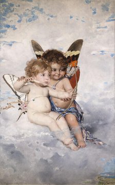 Cupids, 1881. Creator: Kronberg, Julius (1850-1921).
