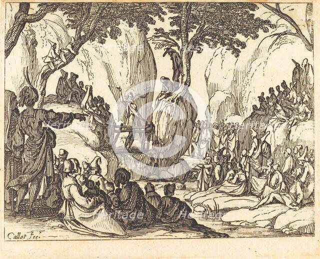 Saint John Preaching in the Desert. Creator: Jacques Callot.