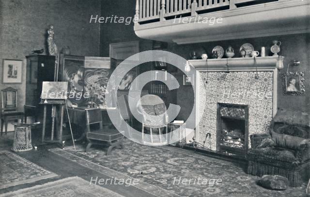 'View in the Studio of Sir E. A. Waterlow, R.A.', late 19th-early 20th century.  Creator: Unknown.