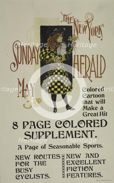 The New York Sunday herald. May 3rd, c1893 - 1897. Creator: Unknown.