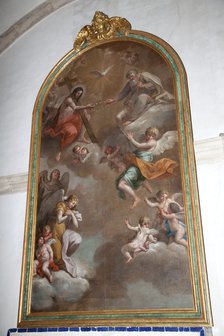 A painting in the Convent of the Knights of Christ, Tomar, Portugal, 2009. Artist: Samuel Magal