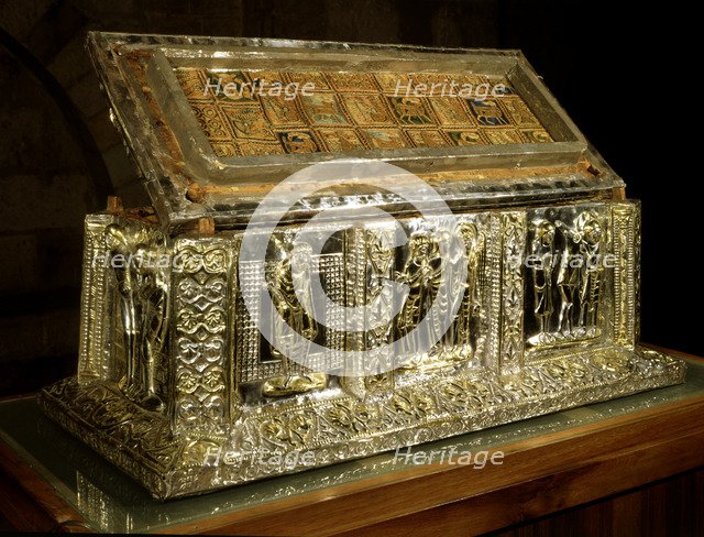 Saint Isidore reliquary box in silver gilt, preserved in the Real Collegiate Church of San Isidor…