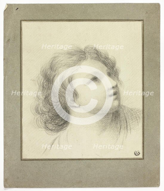 Upturned Head of Youth, n.d. Creator: John Downman.