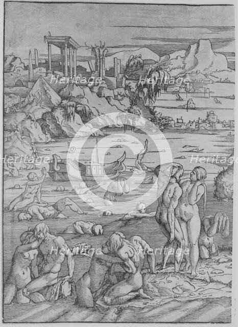 The Deluge, ca. 1524. Creator: Jan van Scorel.