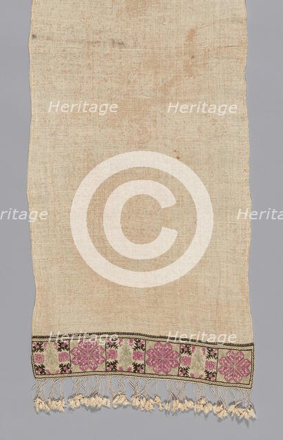 Scarf, Mytilene, 1700/1900. Creator: Unknown.