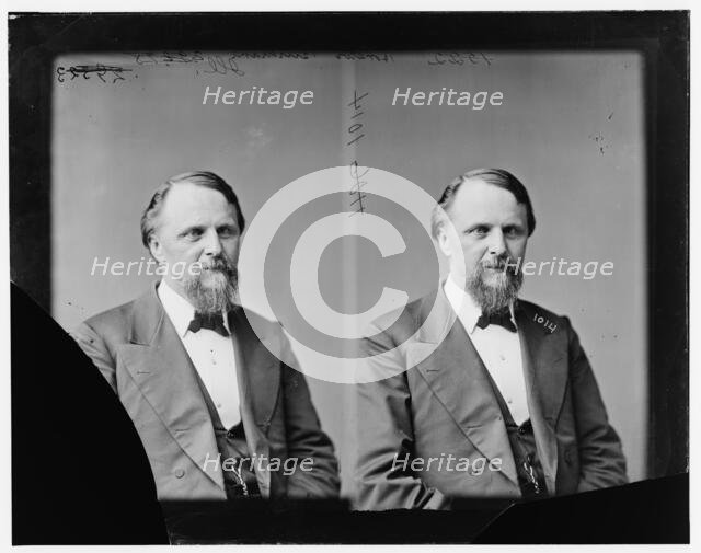 Horatio C. Burchard of Illinois, 1865-1880. Creator: Unknown.