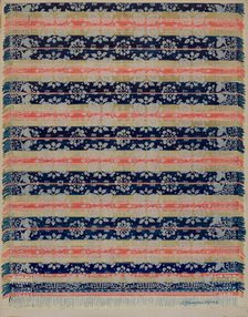 Coverlet, c. 1936. Creator: J. Howard Iams.