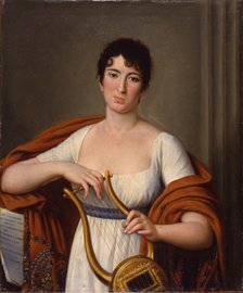 Portrait of the opera singer Isabella Angela Colbran (1785-1845), c. 1815.