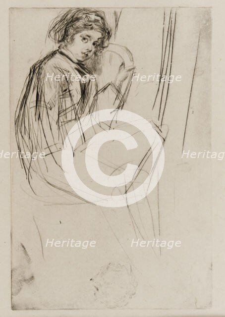 Arthur Haden, 1859. Creator: James Abbott McNeill Whistler.