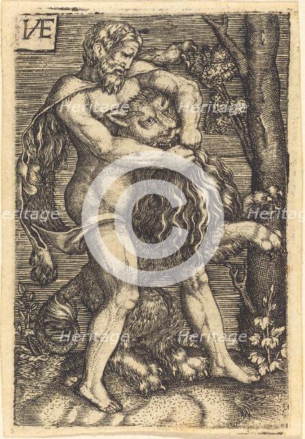 Hercules Killing the Lion. Creator: Master HVE.