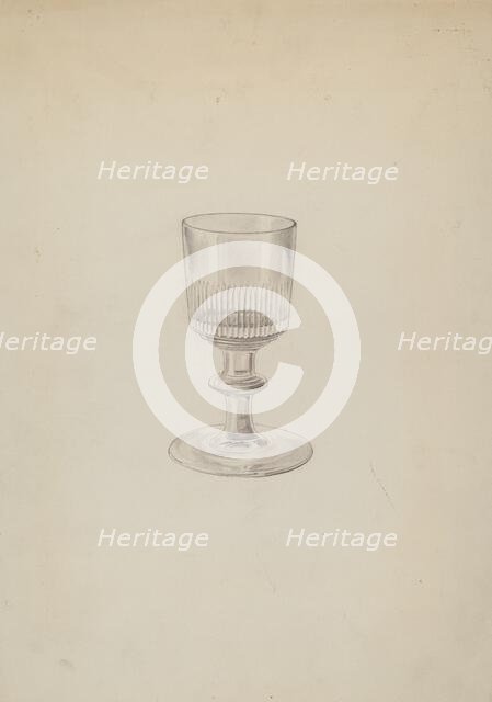 Glass, c. 1937. Creator: Lillian Causey.