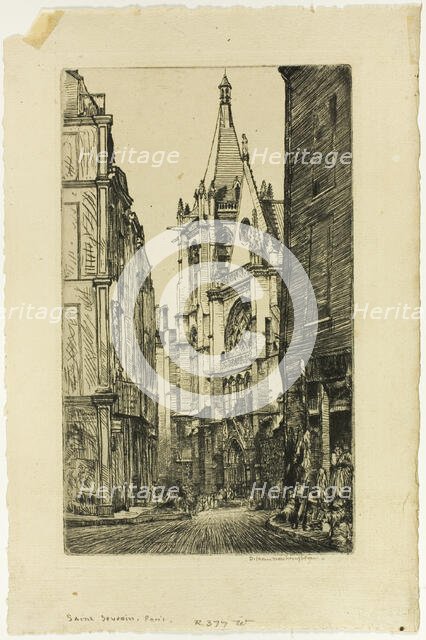 St. Séverin, Paris, 1902. Creator: Donald Shaw MacLaughlan.