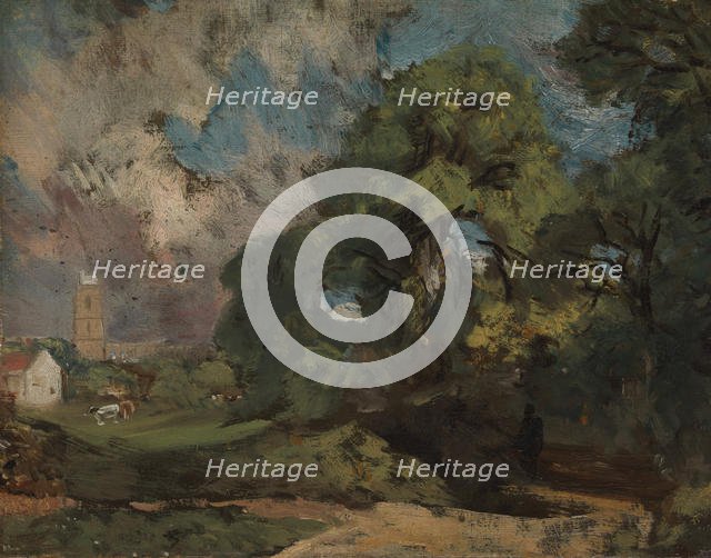 Stoke-by-Nayland, ca. 1810-11. Creator: John Constable.