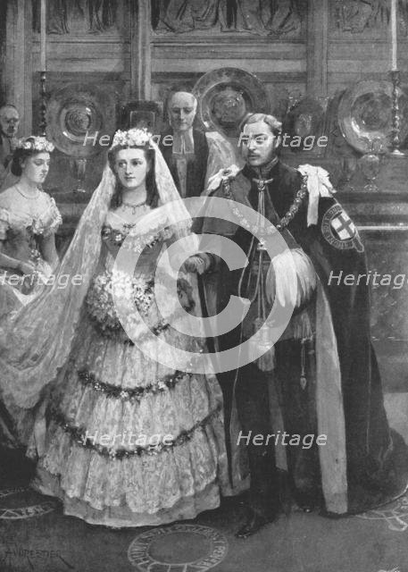 'The Marriage of the Prince of Wales with Princess Alexandra of Denmark..., Windsor, 1863', (1901). Creator: Unknown.
