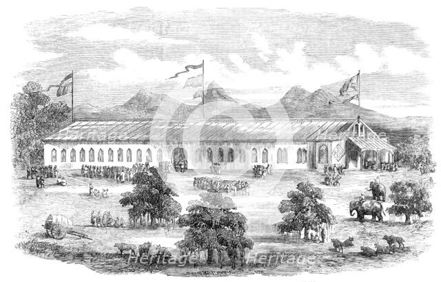 The Industrial and Agricultural Exhibition at Coimbatore, Madras Presidency, 1857. Creator: Unknown.
