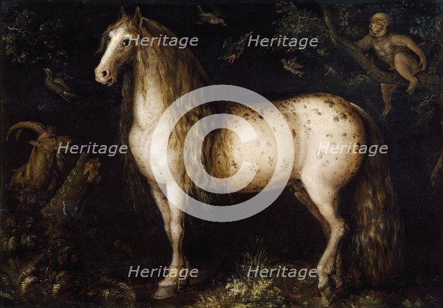 The dapple grey, c. 1625-1630. Artist: Savery, Roelant (1576-1639)