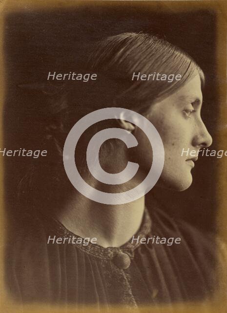 Mrs. Herbert Duckworth, 1867. Creator: Julia Margaret Cameron.