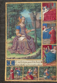 Oenone Awaits Her Unfaithful Husband Paris; Ovid, Excerpts from Heroides, about 1493. Creator: Master of the Chronique Scandaleuse.