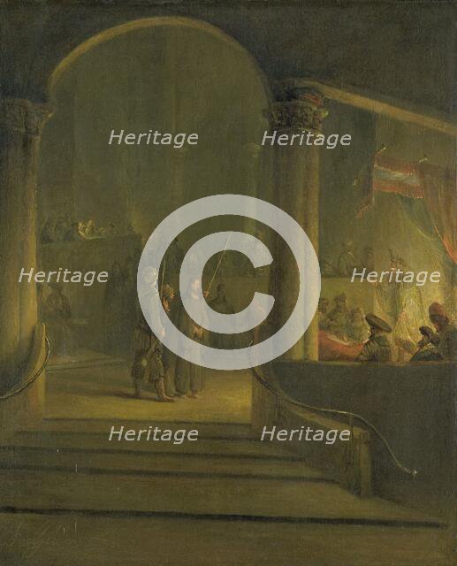 Christ before Caiaphas, 1700-1727. Creator: Aert de Gelder.