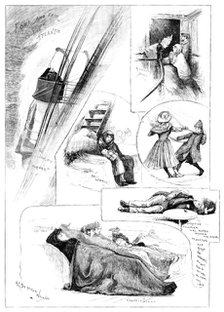 Our Artist’s Voyage to America, 1890. Creator: Unknown.