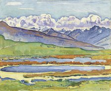 Landscape at Montana. Artist: Hodler, Ferdinand (1853-1918)
