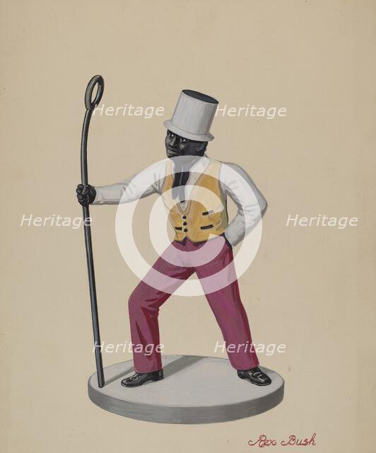 Cast Iron Dobbie, c. 1936. Creator: Rex F Bush.