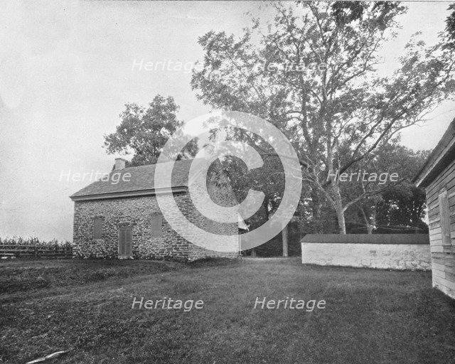 Quaker Meeting House, Battlefield of Princeton, New Jersey, USA, c1900.  Creator: Unknown.