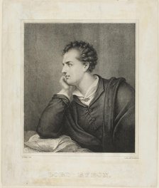 Lord Byron, 1825. Creator: Rembrandt Peale.