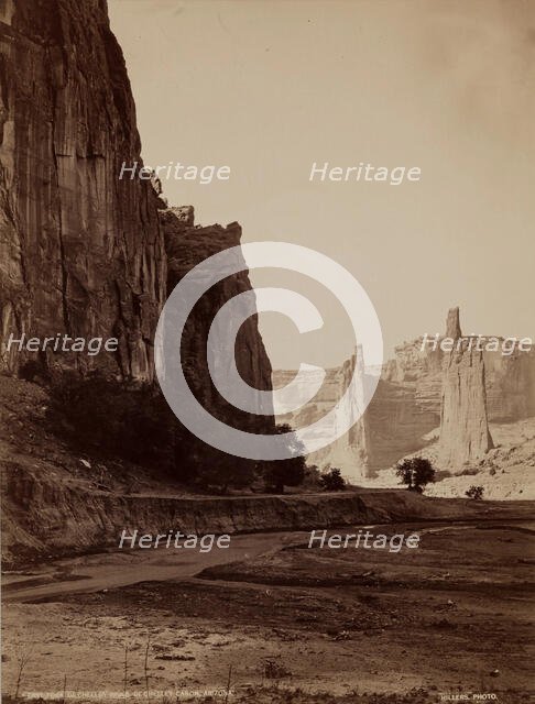 East Fork, De Chelley River, De Chelley Canon, Arizona, late 19th-early 20th century. Creator: John Karl Hillers.