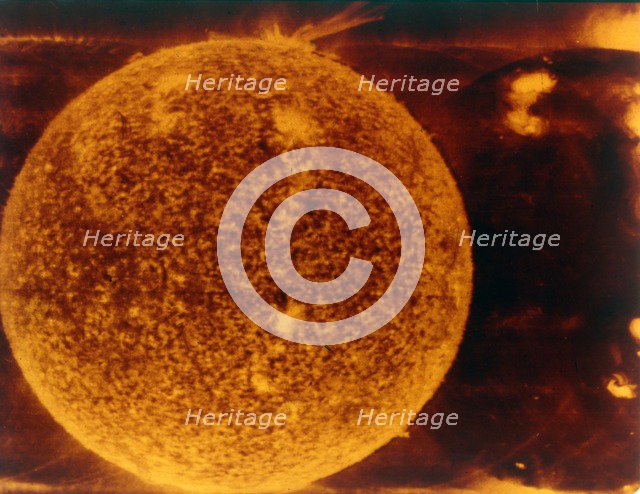 Solar eruption, 10 June 10 1973. Creator: NASA.