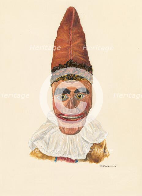 Punch's Head, c. 1937. Creator: Edward Strzalkowski.