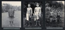 Sarawak: a Sea Dayak woman, two Kayan youths and three Kenyah women, c1900.. Creator: Unknown.