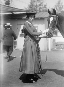Horse Shows - Miss Constance Vauclain, 1916. Creator: Harris & Ewing.