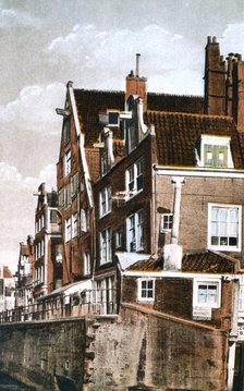 Grimnessesluis, Amsterdam, Netherlands, early 20th century.Artist: Uitgave