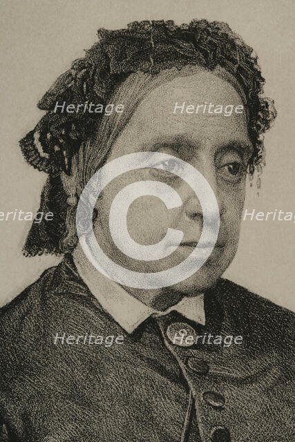 Maria Teresa of Braganza (1793-1874), Portuguese Infanta, 1869. Creator: Jose Cuevas.