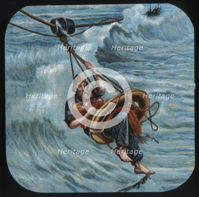'To the rescue: the life-buoy', c1900. Creator: Unknown.