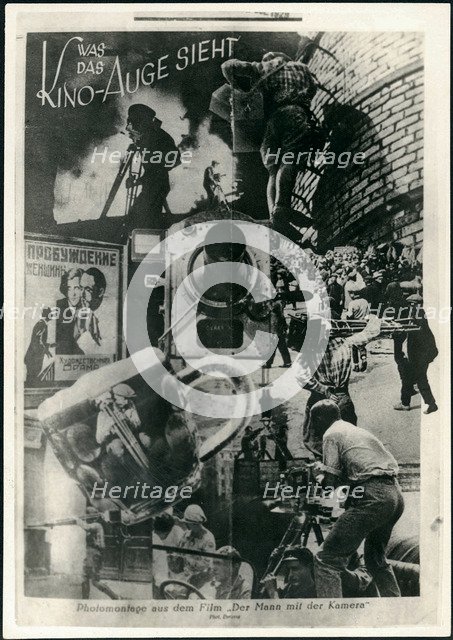 Movie poster Man with a Movie Camera, 1929.