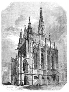 The Saint Chapelle, Paris - Restored, 1856.  Creator: Lancelot.