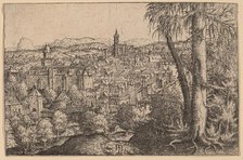 View of Steyr on Enns, 1554. Creator: Hans Sebald Lautensack.