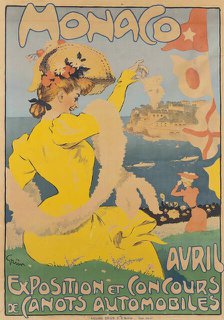Monaco. Exposition et Concours de Canots Automobiles, c1908. Creator: Grün, Jules-Alexandre (1868-1938).