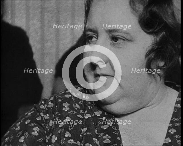 American Civilians in the Audience in a Courtroom During the Lindbergh's Kidnapping Case Trial, 1930 Creator: British Pathe Ltd.