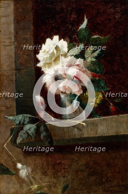 Italian Roses, about 1887. Creator: William Henry Hilliard.