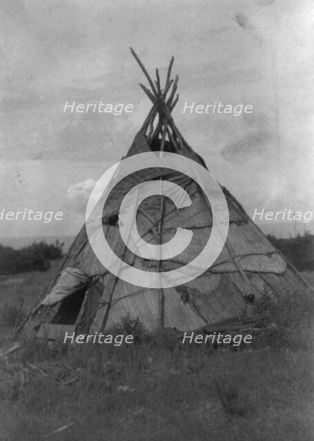 Mat lodge-Yakima, 1910, c1910. Creator: Edward Sheriff Curtis.