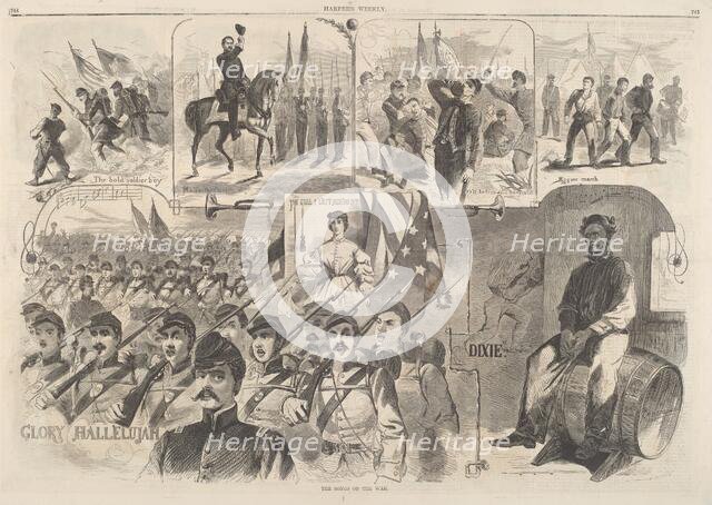 The Songs of War, published 1861. Creator: Winslow Homer.